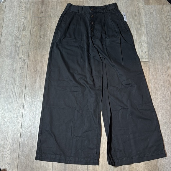 NWT! Gap × DÔEN High Rise Pleated Trousers - Size 6 🔹 - Picture 9 of 15